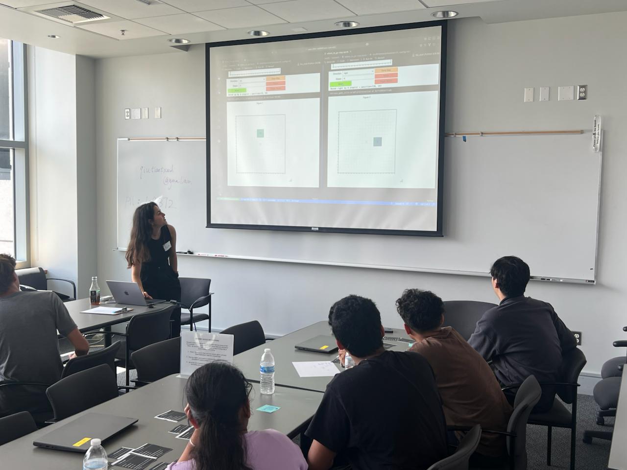 Students brainstorming ideas